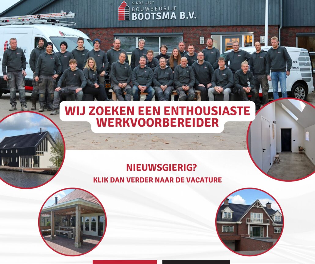 Vacature werkvoorbereider